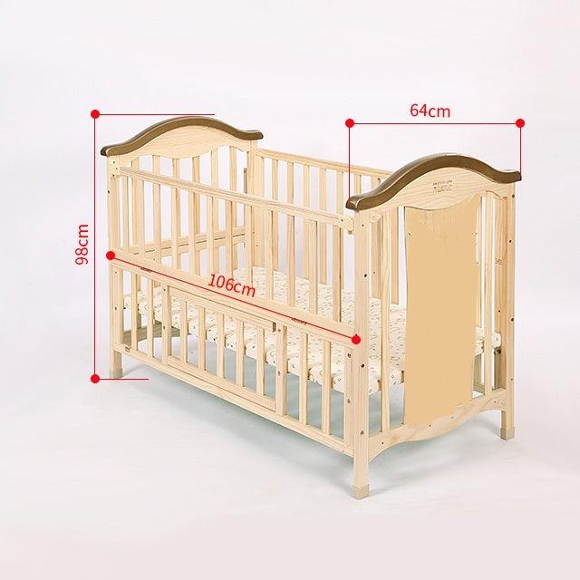 Belecoo - Wooden Multifunctional Cot - Smiling Rainbow Baby Store