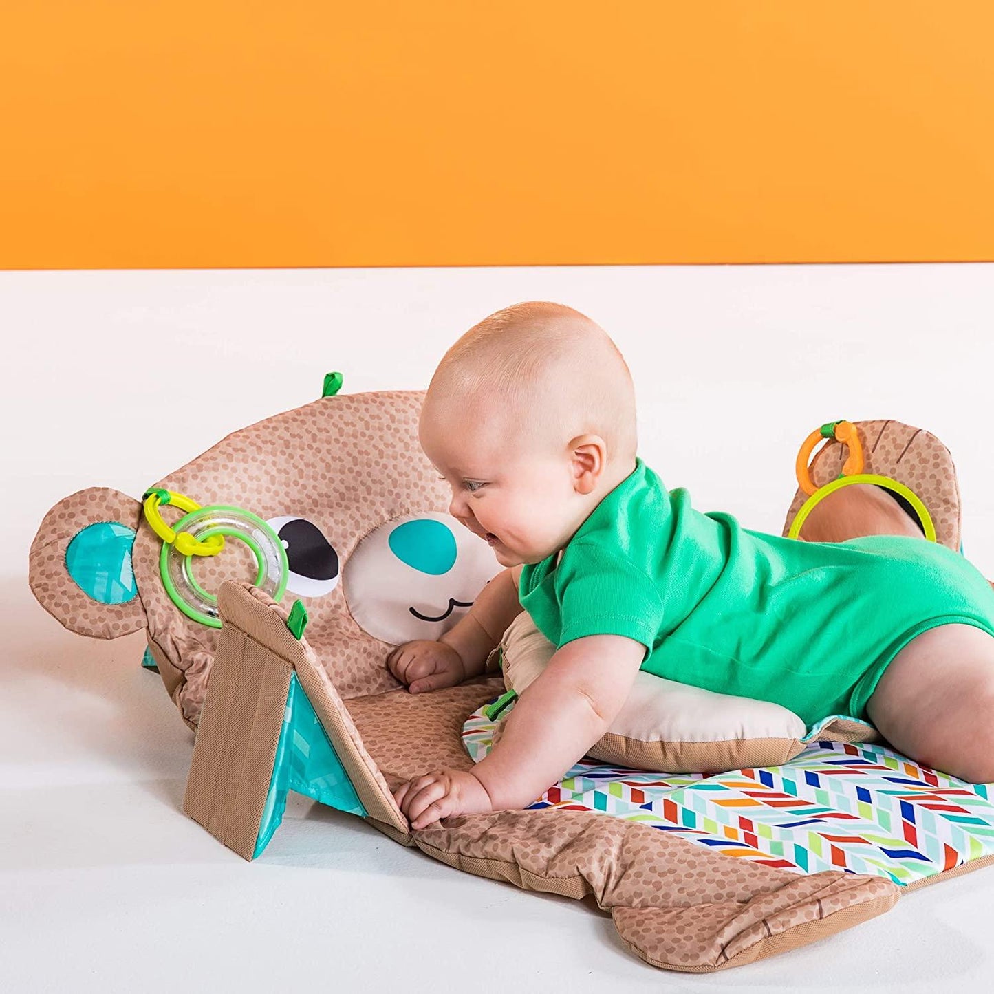 Bright Starts - Tummy Time Prop & Play - Smiling Rainbow Baby Store