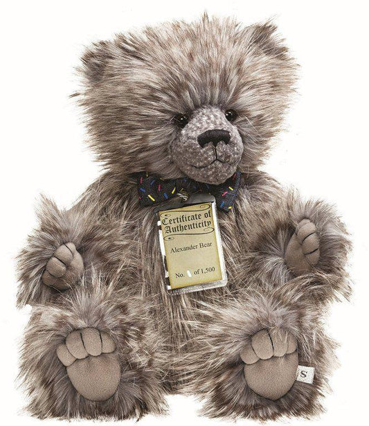 SUKI Limited Edition Collectible Silver Tag Bear Alexander - 17112 - Smiling Rainbow Baby Store