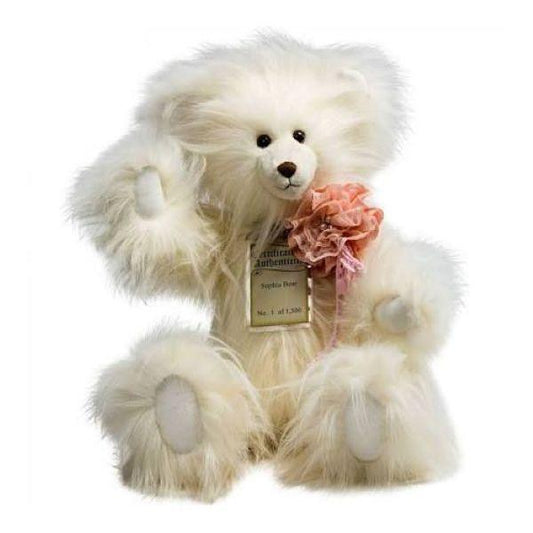 SUKI Limited Edition Collectible Silver Tag Bear Sophia Bear - 17110 - Smiling Rainbow Baby Store